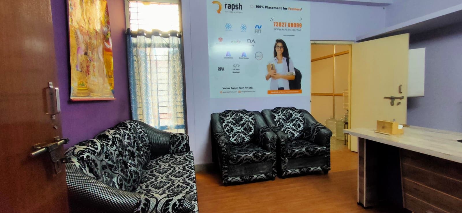 Inside PAP Academy's training facility
